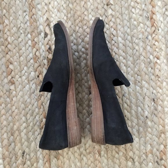 Kelsi Dagger Abbi Suede Slip-On Loafer Wedge - Picture 2 of 5